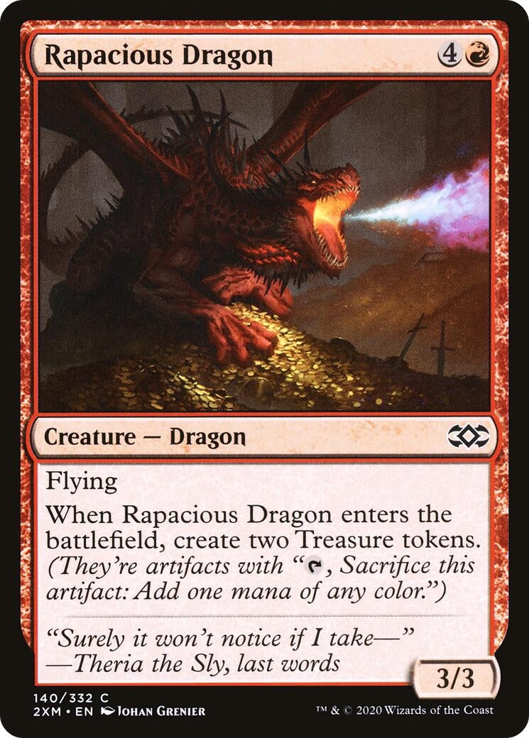 Image for Rapacious Dragon (140) (Double Masters) - Magic: The Gathering