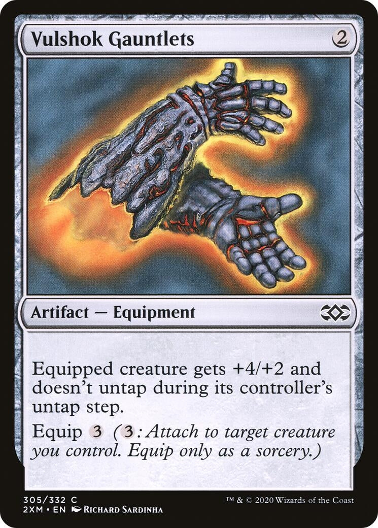 Image for Vulshok Gauntlets (305) (Double Masters) - Magic: The Gathering
