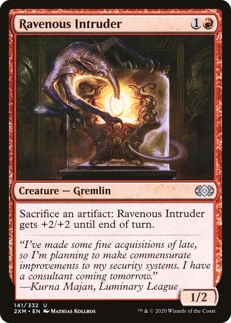 Image for Ravenous Intruder (141) (Double Masters) - Magic: The Gathering