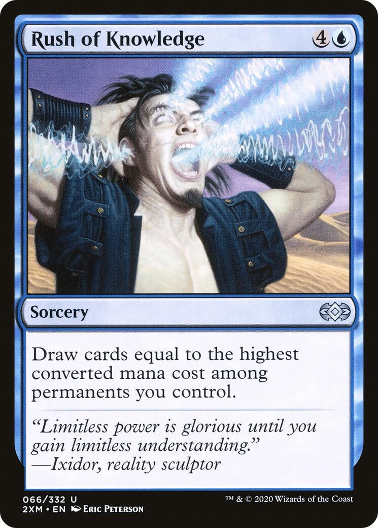 Image for Rush of Knowledge (66) (Double Masters) - Magic: The Gathering