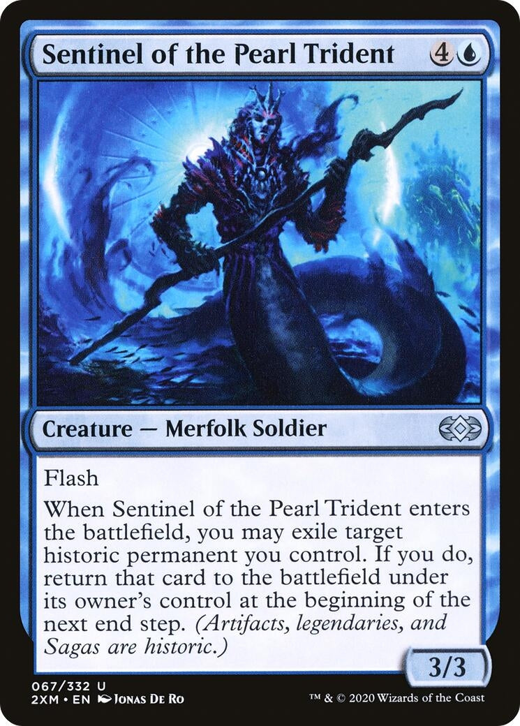 Image for Sentinel of the Pearl Trident (67) (Double Masters) - Magic: The Gathering