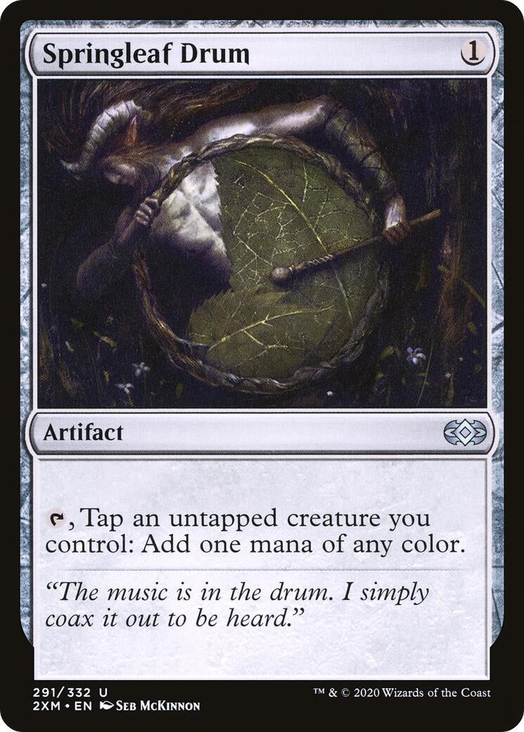 Image for Springleaf Drum (291) (Double Masters) - Magic: The Gathering