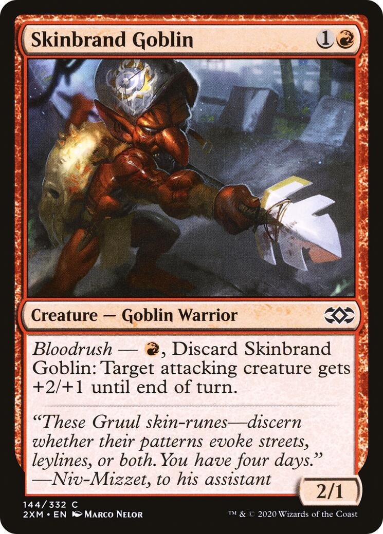 Image for Skinbrand Goblin (144) (Double Masters) - Magic: The Gathering