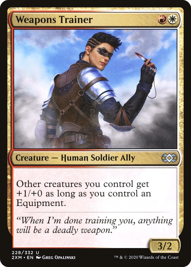 Image for Weapons Trainer (228) (Double Masters) - Magic: The Gathering