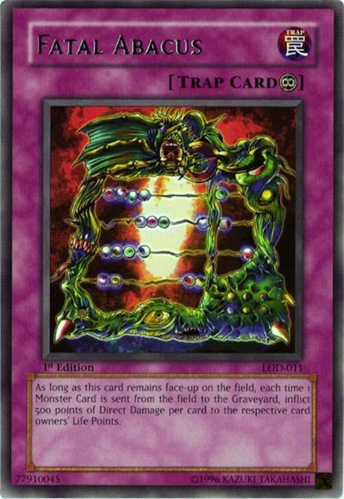 Image for Fatal Abacus (LOD-011) (Legacy of Darkness) - YuGiOh