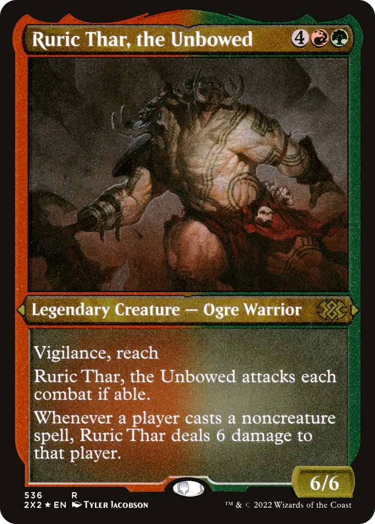 Ruric Thar, the Unbowed (2X2-536) - Double Masters 2022 Foil