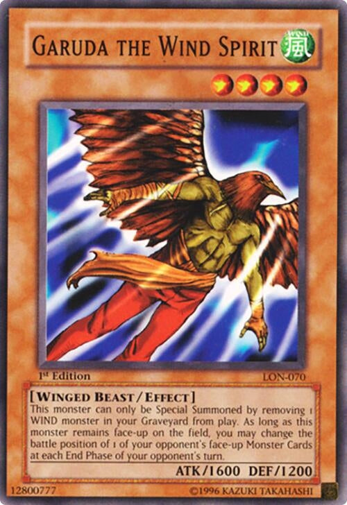 Image for Garuda the Wind Spirit (LON-070) (Labyrinth of Nightmare) (LON) - YuGiOh
