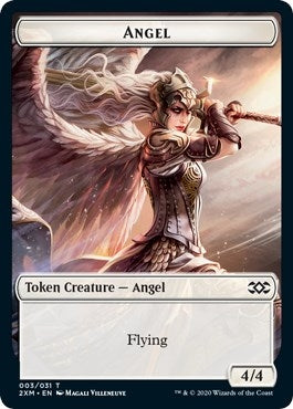 Image for Angel // Treasure Double-Sided Token (3 // 27) (Double Masters) - Magic: The Gathering