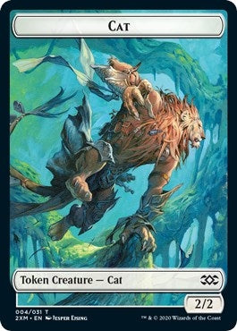 Image for Cat // Copy Double-Sided Token (4 // 31) (Double Masters) - Magic: The Gathering