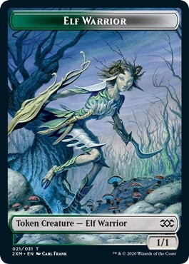 Image for Elf Warrior // Germ Double-Sided Token (21 // 10) (Double Masters) - Magic: The Gathering