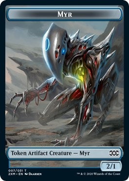 Image for Myr (007) // Wolf Double-Sided Token (7 // 19) (Double Masters) - Magic: The Gathering