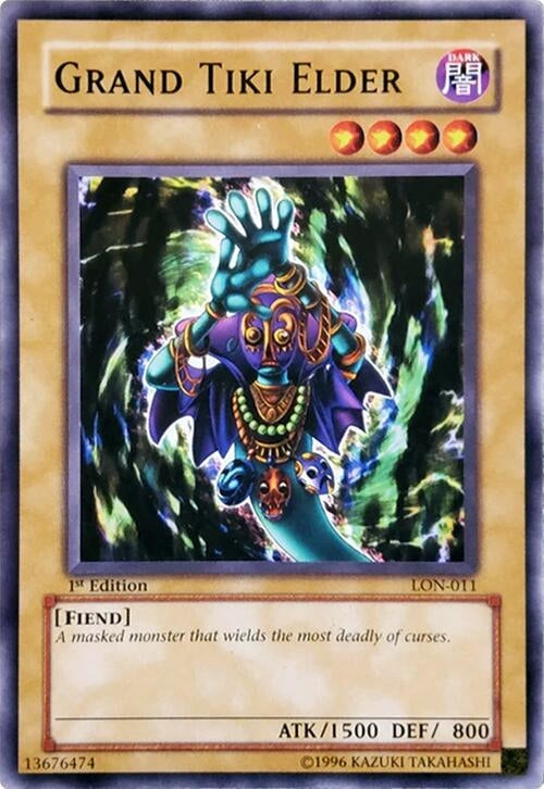 Image for Grand Tiki Elder (LON-011) (Labyrinth of Nightmare) (LON) - YuGiOh
