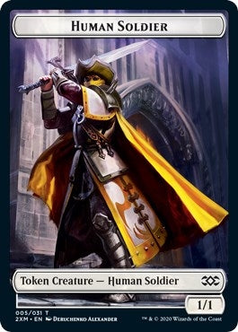 Image for Human Soldier // Wurm (029) Double-Sided Token (5 // 29) (Double Masters) - Magic: The Gathering
