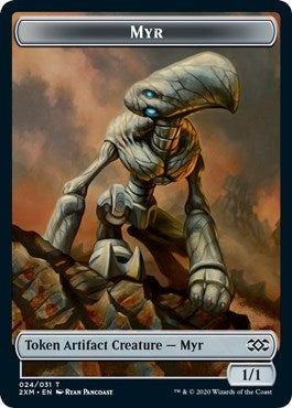Image for Myr (024) // Thopter (008) Double-Sided Token (24 // 8) (Double Masters) - Magic: The Gathering