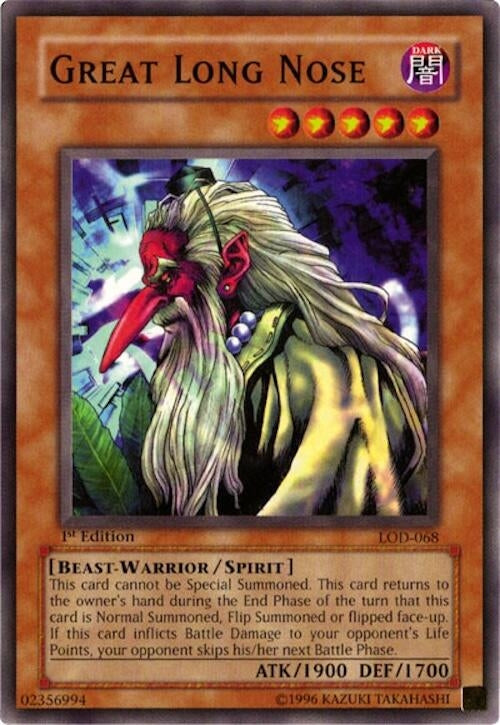 Image for Great Long Nose (LOD-068) (Legacy of Darkness) - YuGiOh
