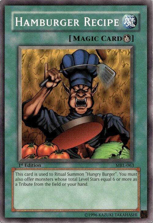 Image for Hamburger Recipe (MRL-063) (Magic Ruler) - YuGiOh