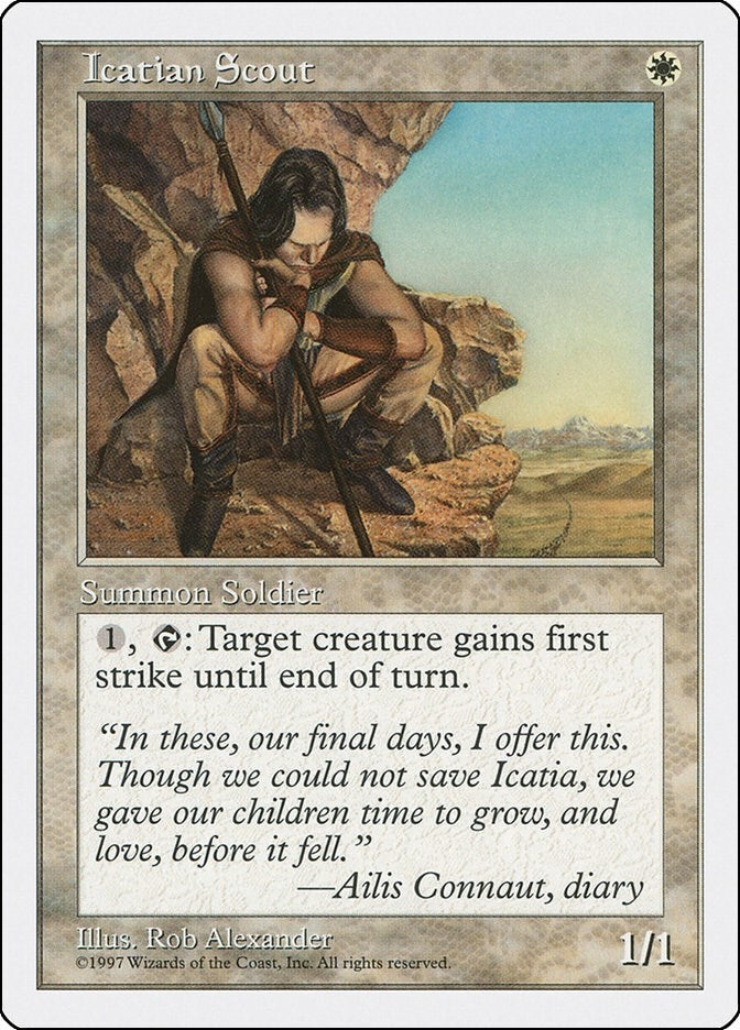 Image for Icatian Scout (Fifth Edition) - Magic: The Gathering