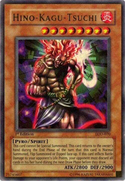 Image for Hino-Kagu-Tsuchi (LOD-070) (Legacy of Darkness) - YuGiOh