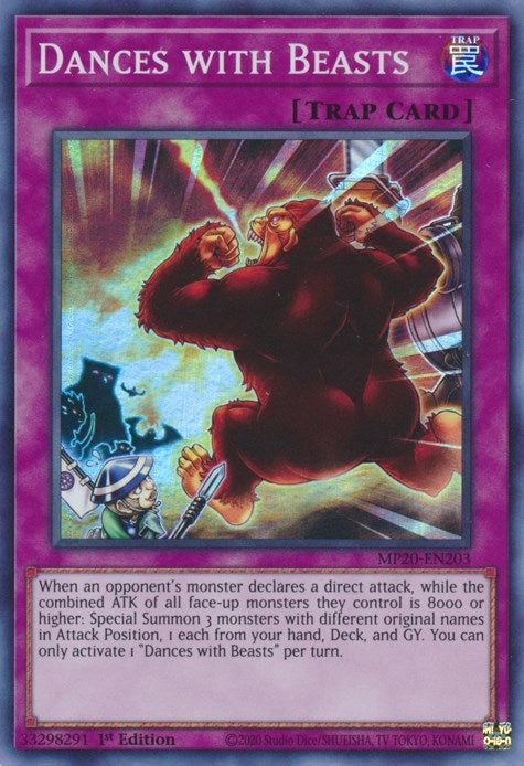 Image for Dances with Beasts (MP20-EN203) (2020 Tin of Lost Memories) - YuGiOh