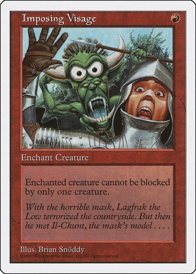 Image for Imposing Visage (Fifth Edition) - Magic: The Gathering