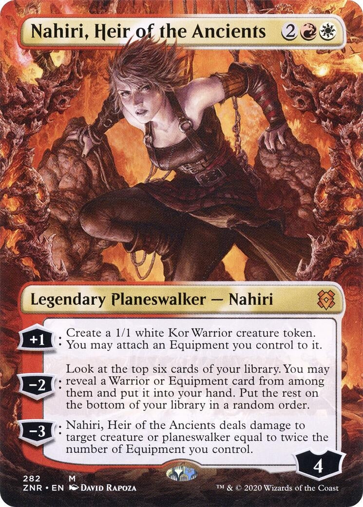 Image for Nahiri, Heir of the Ancients (Borderless) (282) (Zendikar Rising) - Magic: The Gathering