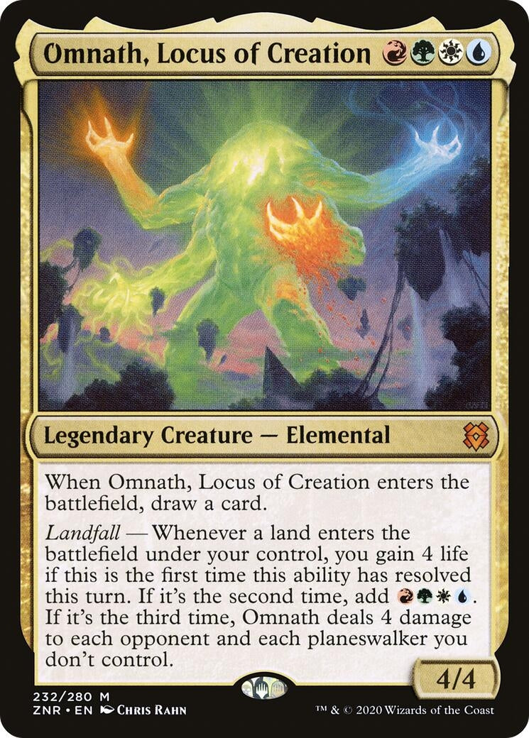 Image for Omnath, Locus of Creation (232) (Zendikar Rising) - Magic: The Gathering