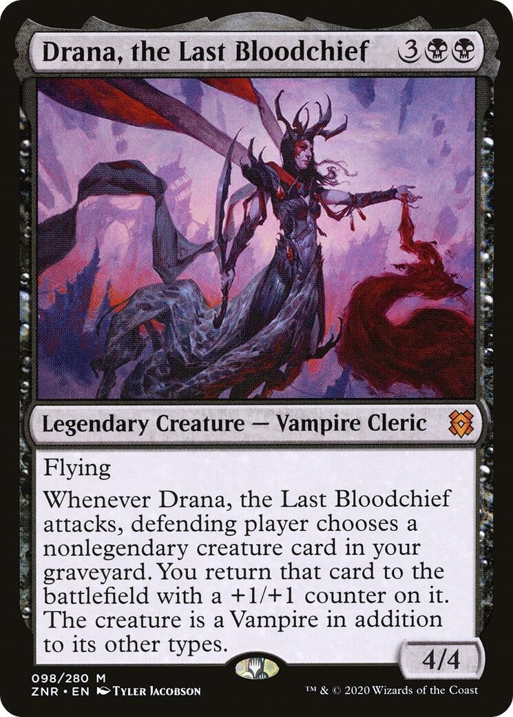 Image for Drana, the Last Bloodchief (98) (Zendikar Rising) - Magic: The Gathering