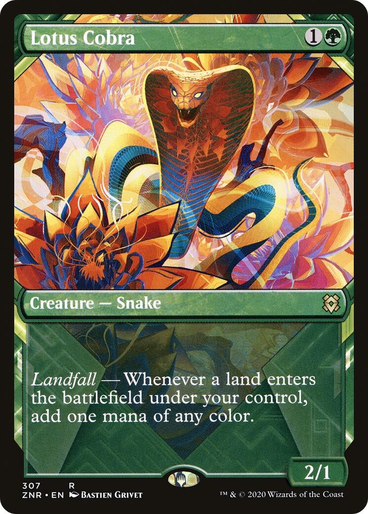 Image for Lotus Cobra (Showcase) (307) (Zendikar Rising) - Magic: The Gathering