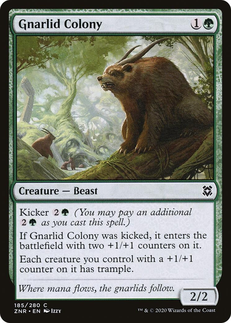 Image for Gnarlid Colony (185) (Zendikar Rising) - Magic: The Gathering