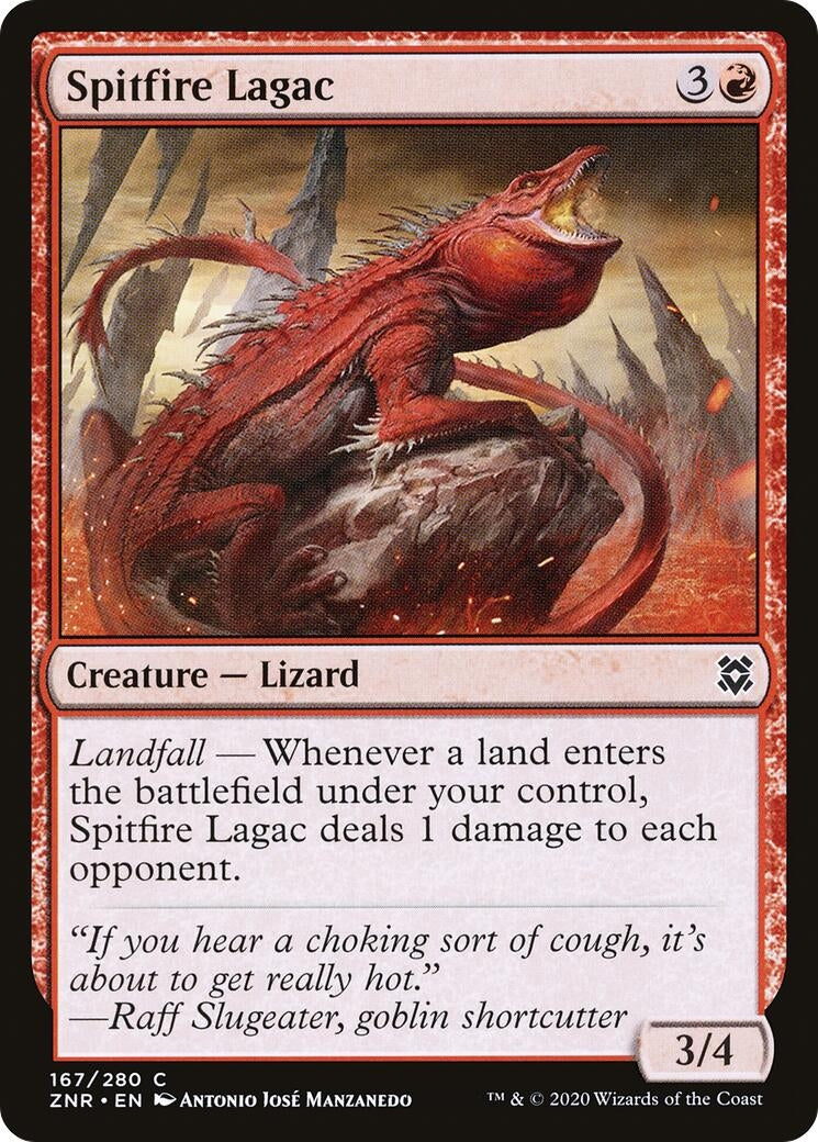 Image for Spitfire Lagac (167) (Zendikar Rising) - Magic: The Gathering