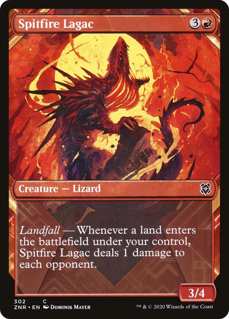 Image for Spitfire Lagac (Showcase) (302) (Zendikar Rising) - Magic: The Gathering