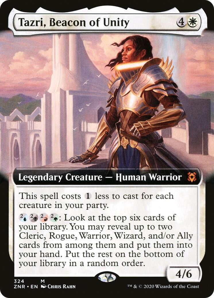 Image for Tazri, Beacon of Unity (Extended Art) (324) (Zendikar Rising) - Magic: The Gathering