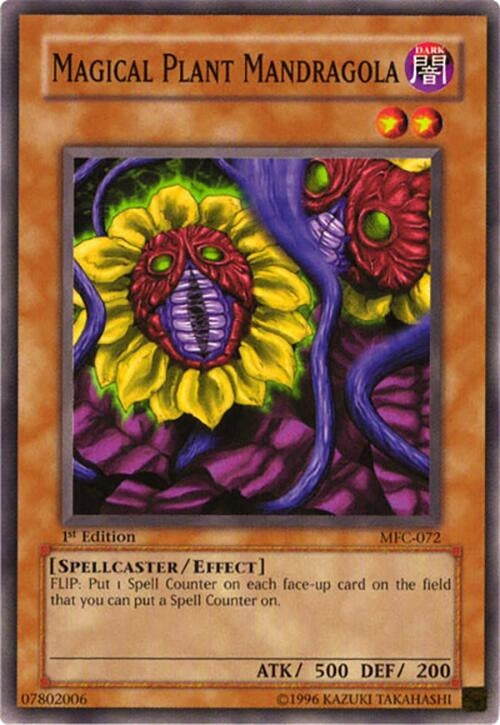 Image for Magical Plant Mandragola (MFC-072) (Magician's Force) (MFC) - YuGiOh