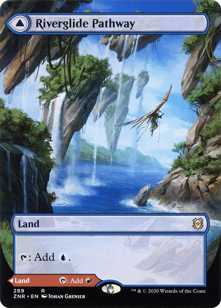 Image for Riverglide Pathway (Borderless) (289) (Zendikar Rising) - Magic: The Gathering