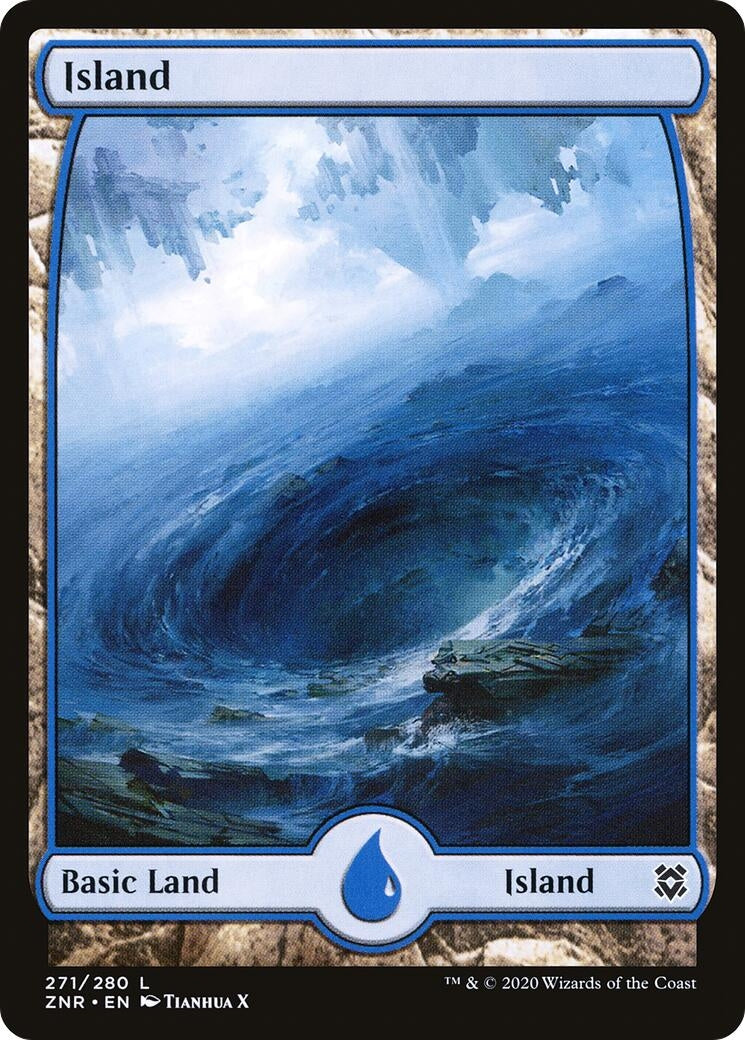 Image for Island (271) - Full Art (271) (Zendikar Rising) - Magic: The Gathering