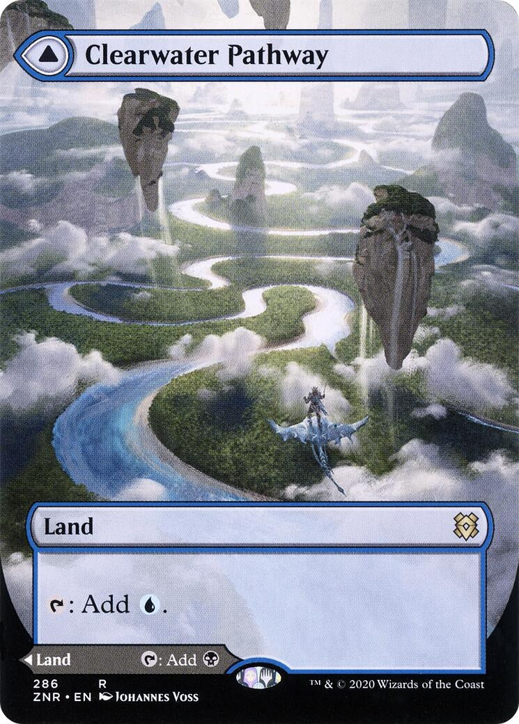 Clearwater Pathway (Borderless) (286) (Zendikar Rising)