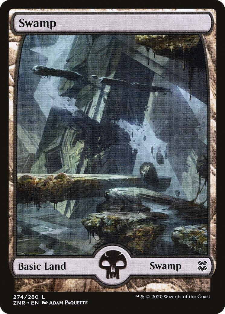 Image for Swamp (274) - Full Art (274) (Zendikar Rising) - Magic: The Gathering
