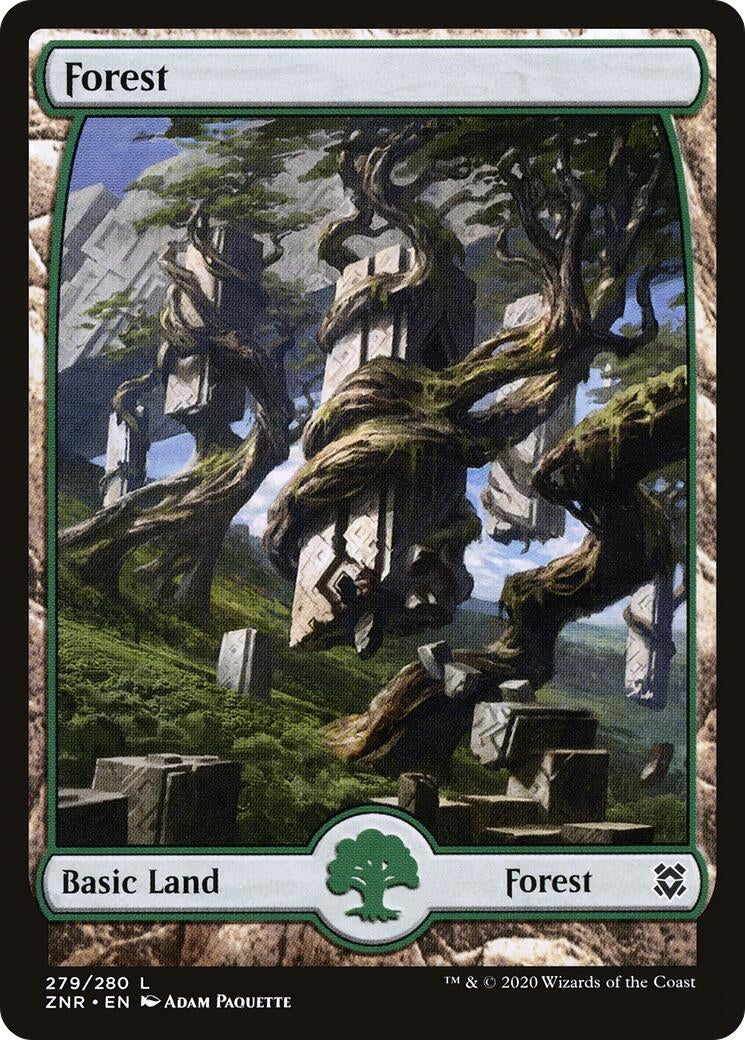 Image for Forest (279) - Full Art (279) (Zendikar Rising) - Magic: The Gathering