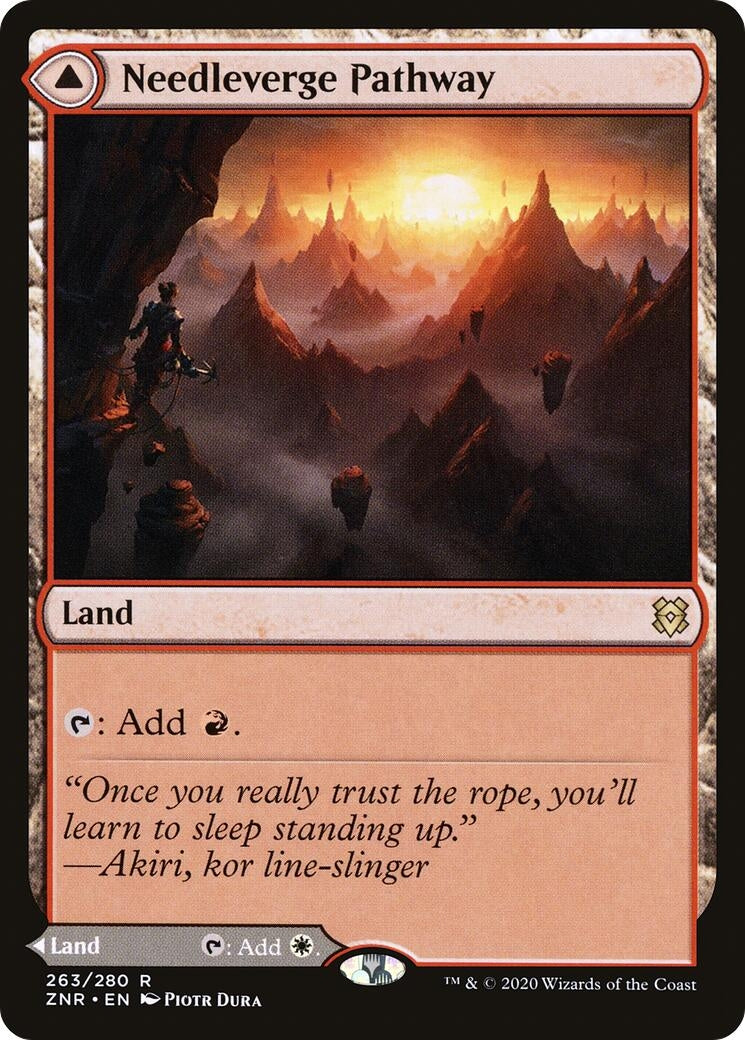 Image for Needleverge Pathway (263) (Zendikar Rising) - Magic: The Gathering