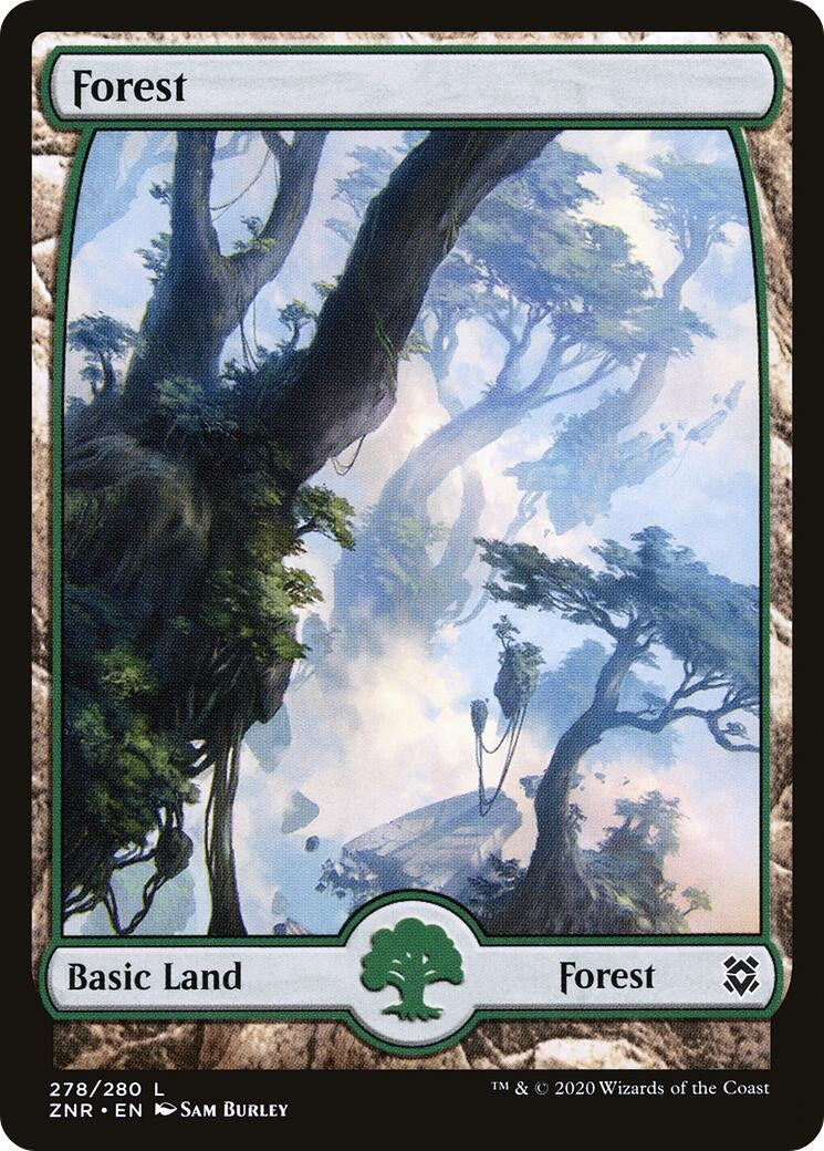 Forest (278) - Full Art (278) (Zendikar Rising)