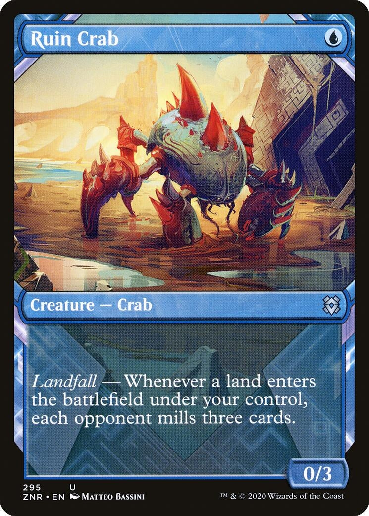 Image for Ruin Crab (Showcase) (295) (Zendikar Rising) - Magic: The Gathering