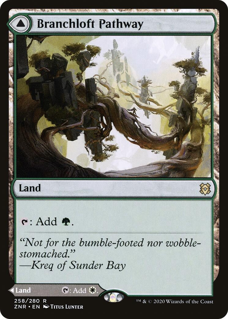 Image for Branchloft Pathway (258) (Zendikar Rising) - Magic: The Gathering