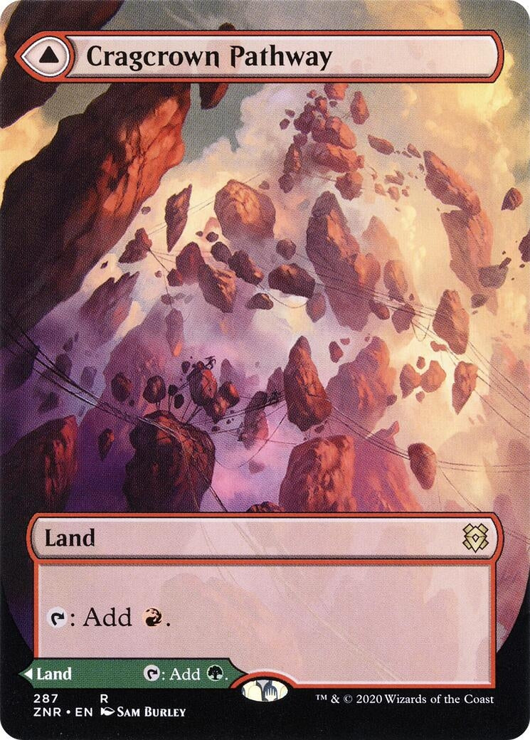 Cragcrown Pathway (Borderless) (287) (Zendikar Rising)