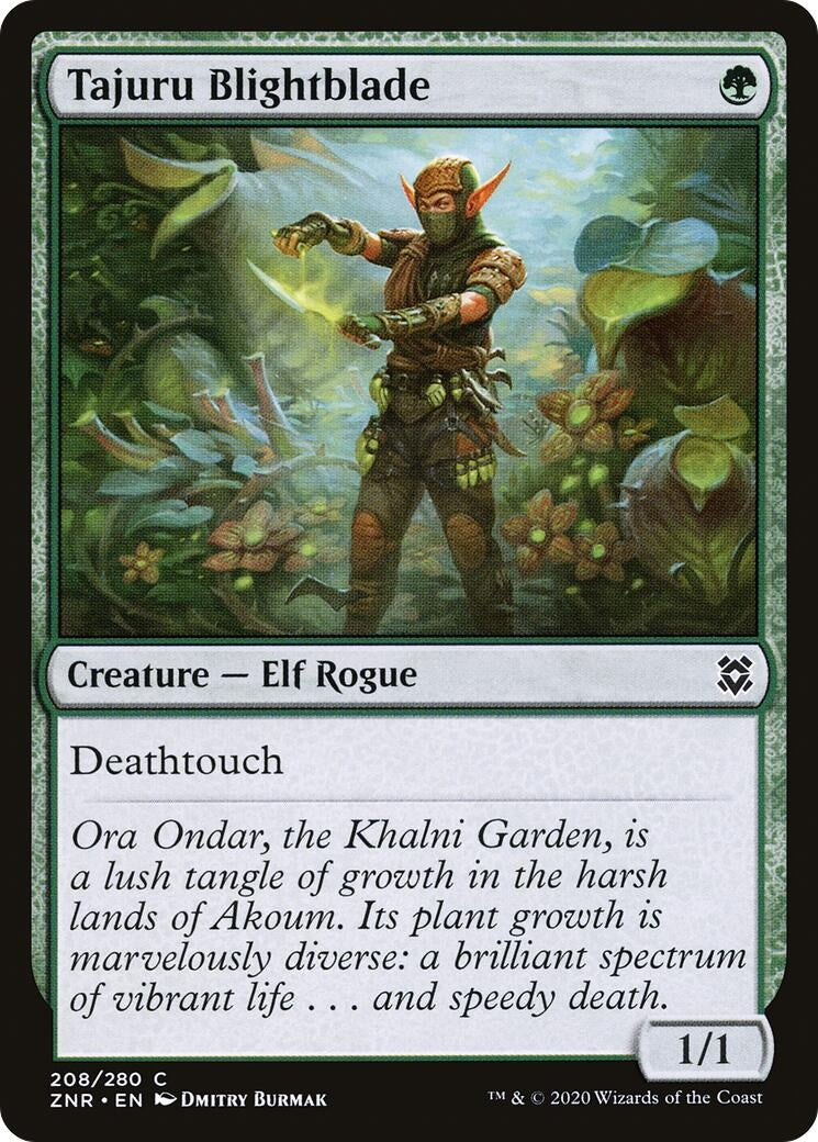 Image for Tajuru Blightblade (208) (Zendikar Rising) - Magic: The Gathering