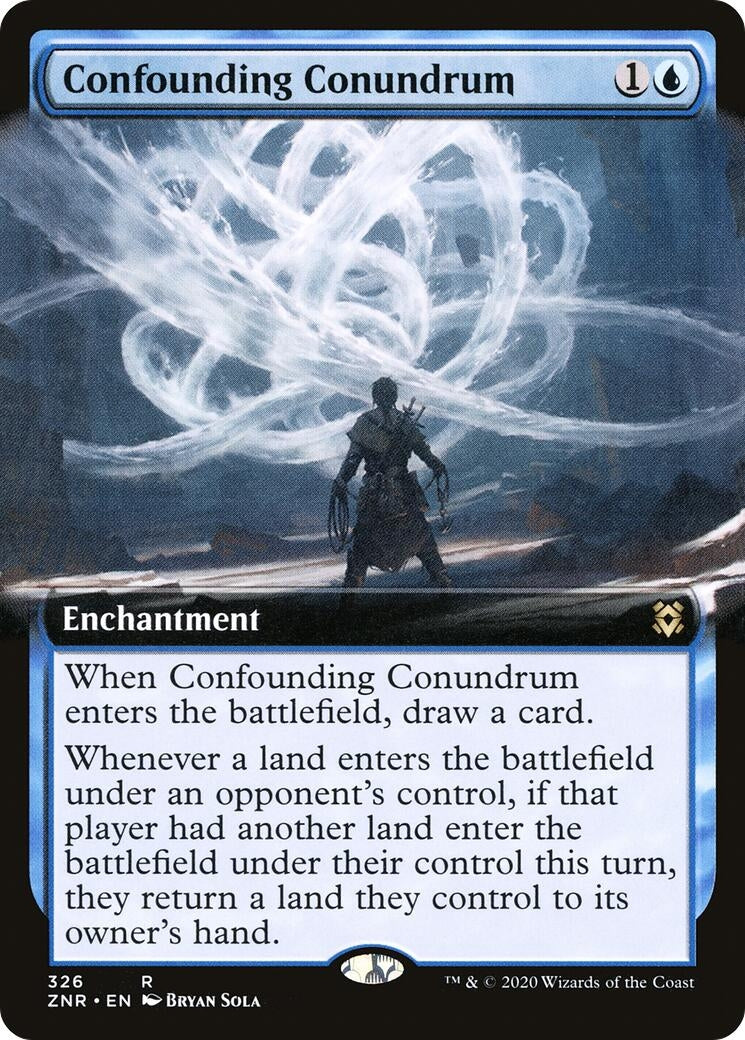 Image for Confounding Conundrum (Extended Art) (326) (Zendikar Rising) - Magic: The Gathering