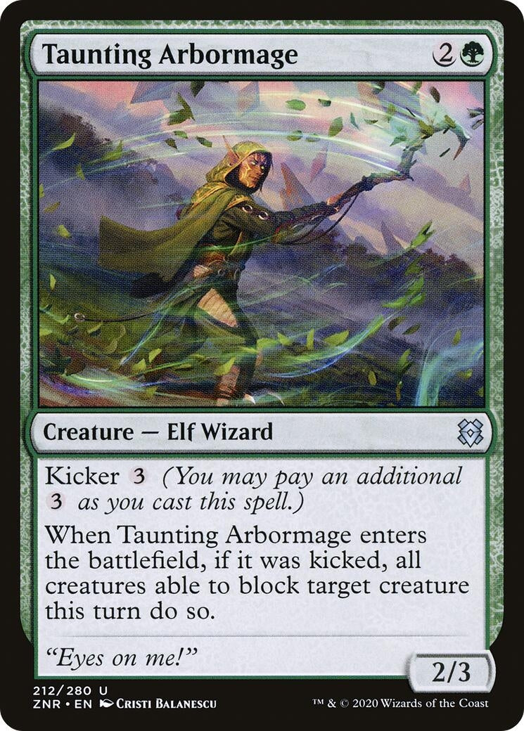 Image for Taunting Arbormage (212) (Zendikar Rising) - Magic: The Gathering