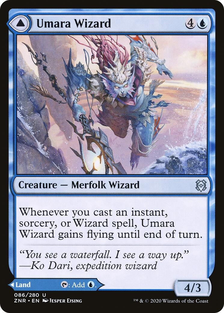 Image for Umara Wizard (86) (Zendikar Rising) - Magic: The Gathering