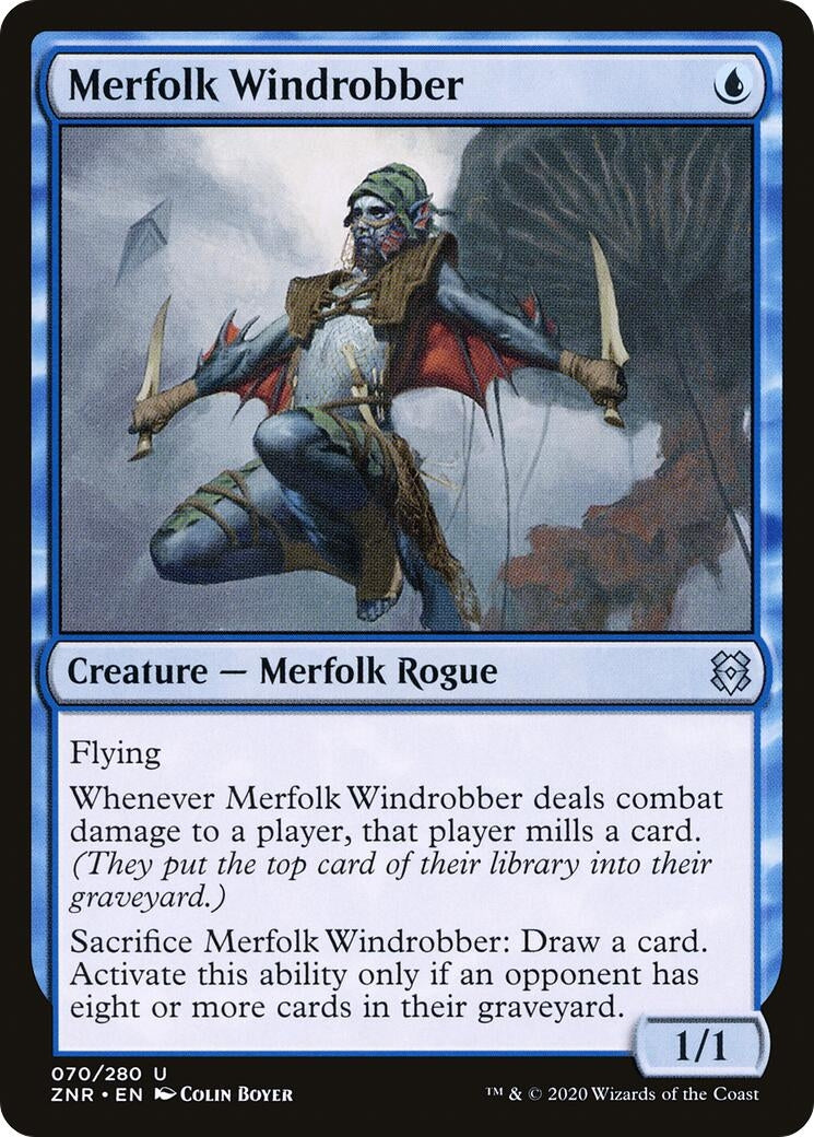 Image for Merfolk Windrobber (70) (Zendikar Rising) - Magic: The Gathering