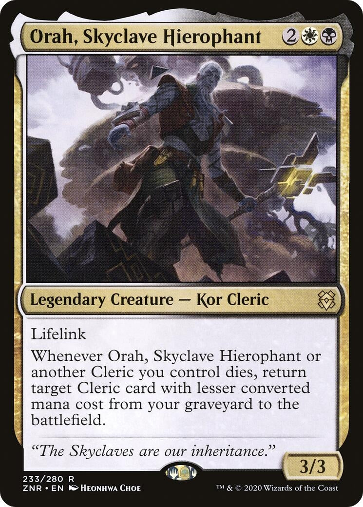 Image for Orah, Skyclave Hierophant (233) (Zendikar Rising) - Magic: The Gathering