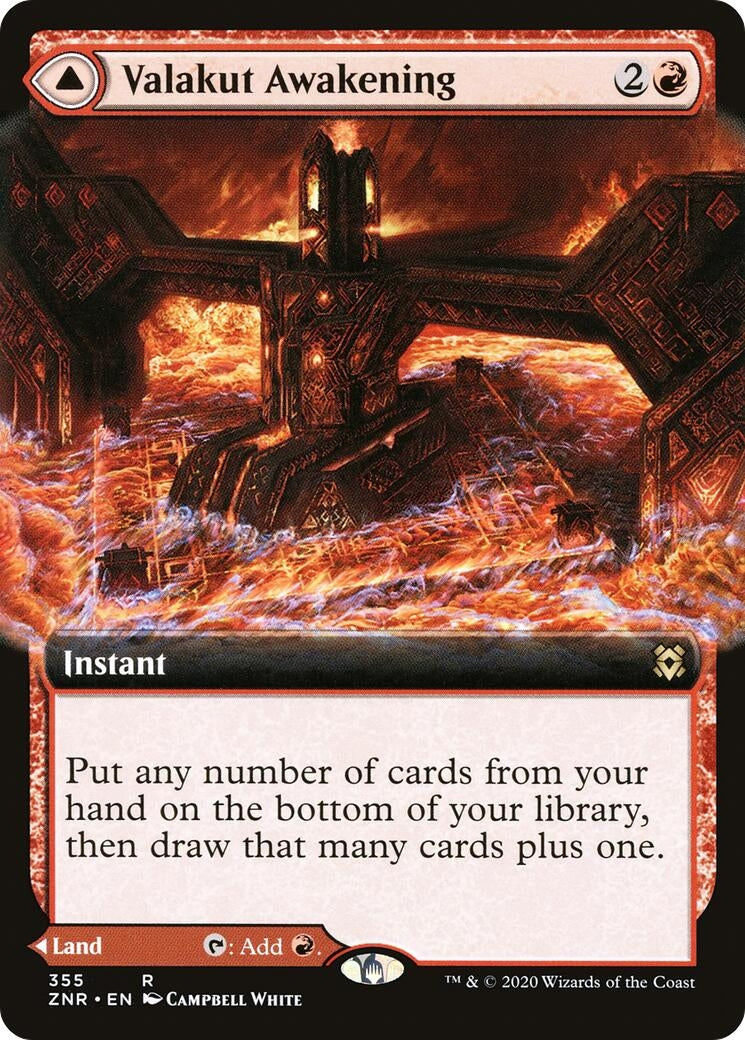 Image for Valakut Awakening (Extended Art) (355) (Zendikar Rising) - Magic: The Gathering